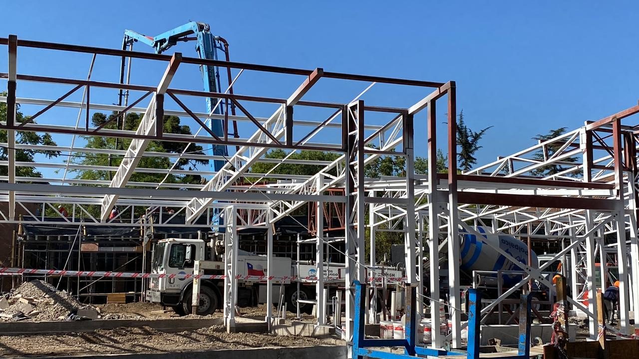 Estructura metálica industrial
